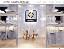 Tablet Screenshot of lumatex.com
